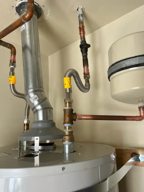 Water heater installation and plumbing repair in Overbrook Historic District